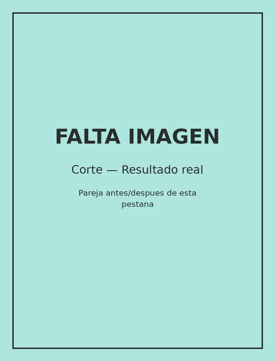 Resultado real: Corte
